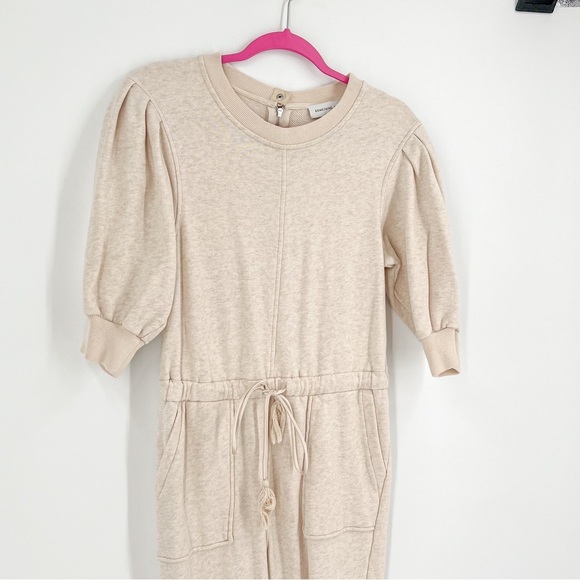 Something Navy S cream Lounge Jumpsuit - Picture 4 of 8